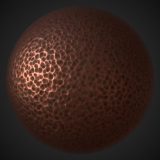Old Hammered Copper PBR Material Old Hammered Copper PBR Material