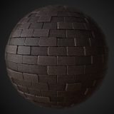 Damp Block Wall PBR Material Damp Block Wall PBR Material