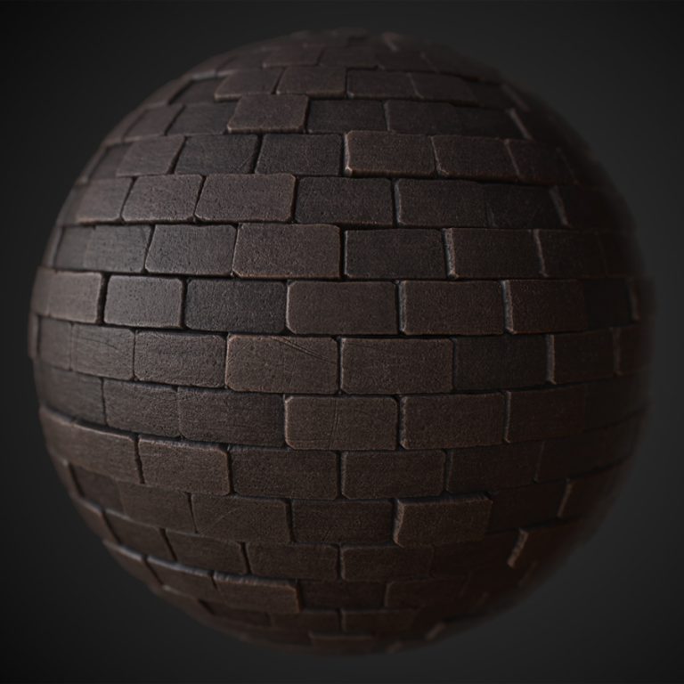 Damp Block Wall PBR Material