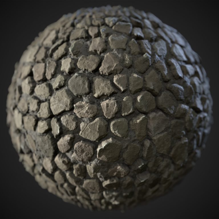 Rock Wall Mortar PBR Material