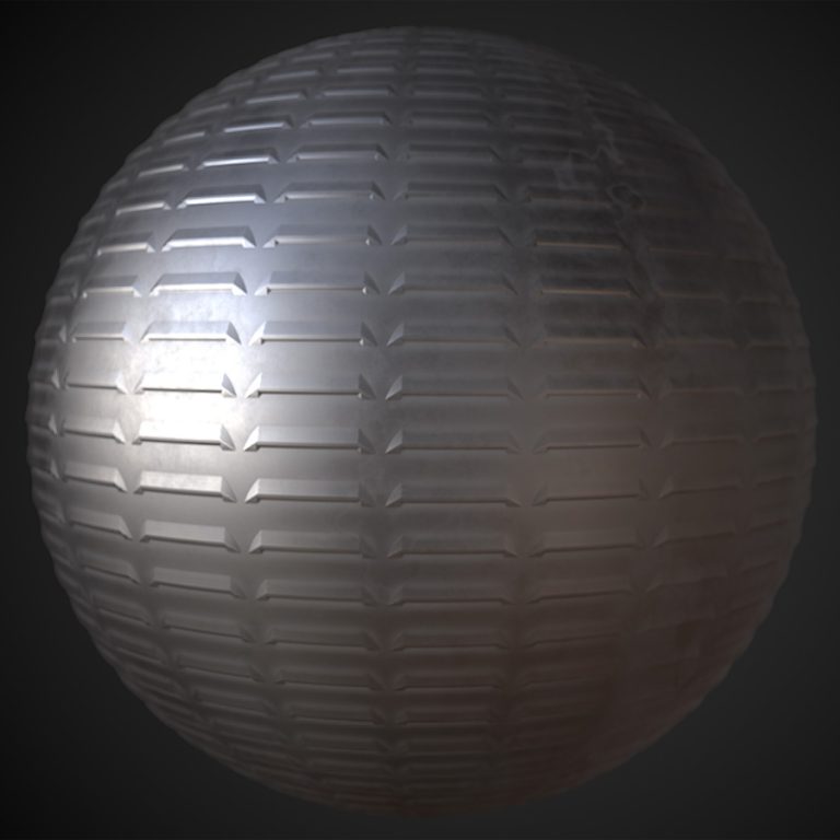 Aluminum Vented Sheet PBR Material