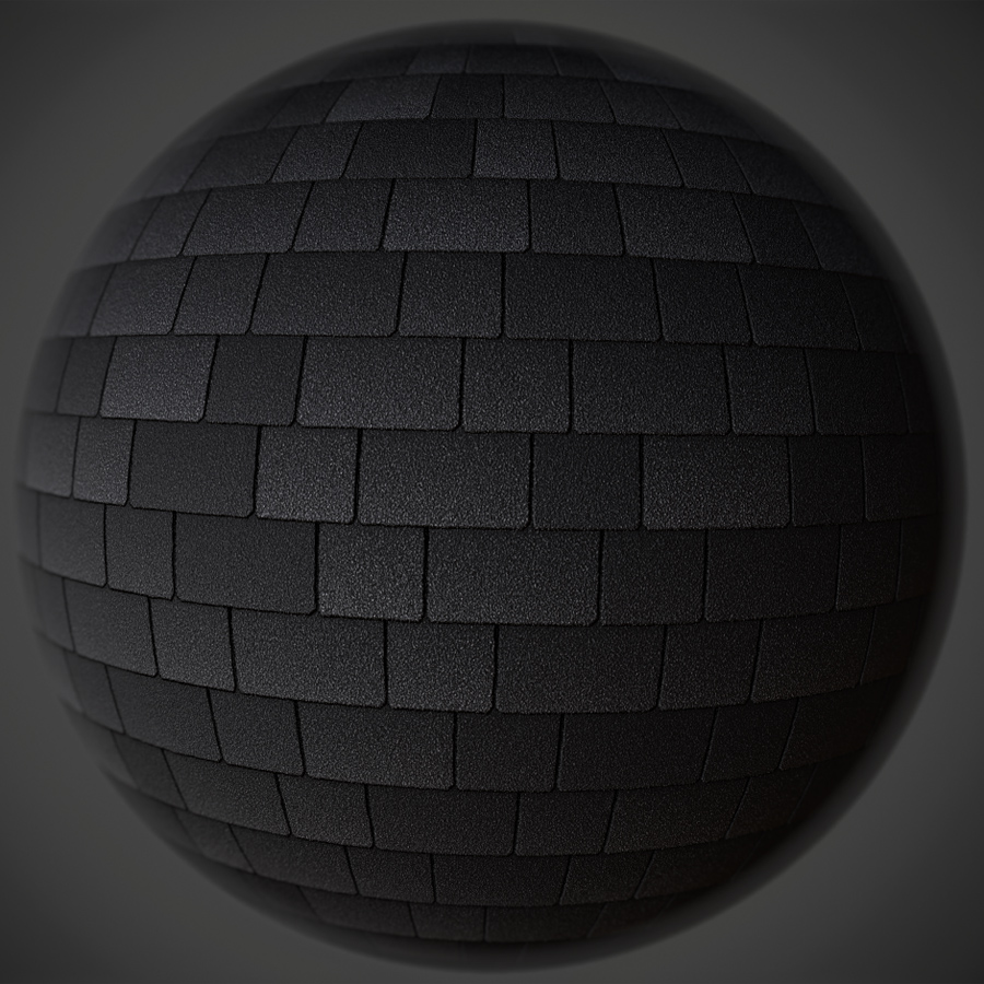 Alternating Asphalt Shingle PBR Material Alternating Asphalt Shingle PBR Material
