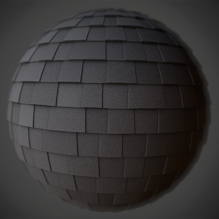 Laminated Shingle Roof PBR Material