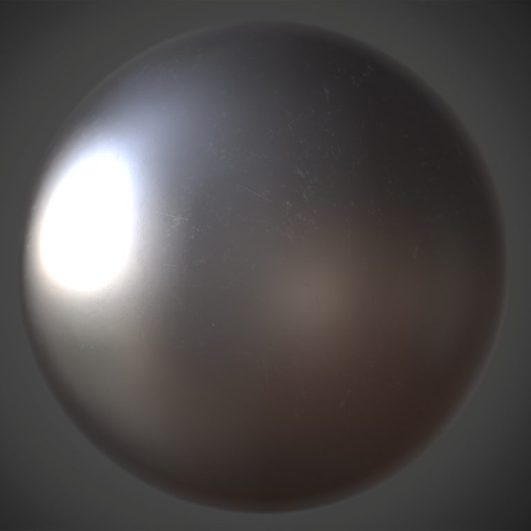 Worn Aluminum PBR Material