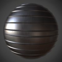 Lined Metal Sheeting PBR Material